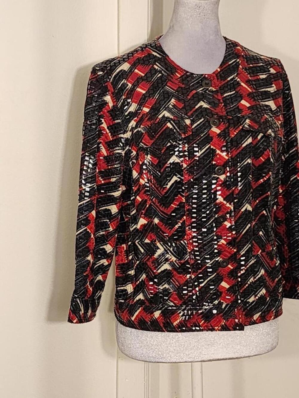 Ruby Rd. Women's Multi and Red Blous - Picture 2 of 6